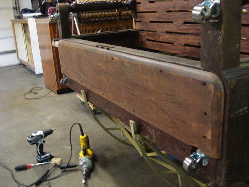 11 - New casters installed 11 - New casters installed